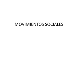 MOVIMIENTOS SOCIALES - block personal de Exania M