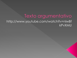 Texto argumentativo - Nivelación de Estudios CREA