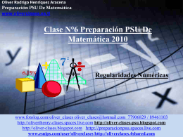 Diapositiva 1 - Oliver clases "Prepara La PSU