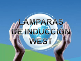 LÁMPARAS DE INDUCCIÓN WEST