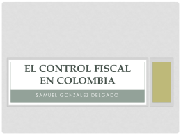 El control fiscal en colombia