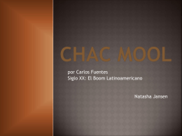 CHAC MOOL - SradAPSpanishLitandCulture