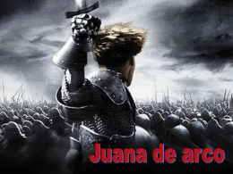 Juana de arco - Historia en 1º Bachiller