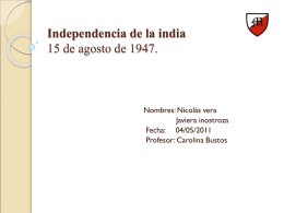 Independencia de la india - Rincondetareas`s Blog