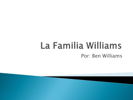 La Familia Williams
