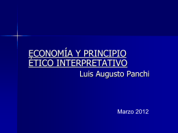 Diapositiva 1 - Corporación Ética, Economía y