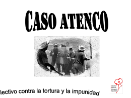 Diapositiva 1 - CCTI | Contra la tortura y la