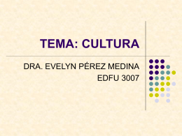 TEMA: CULTURA - EDFU 3001 / FrontPage