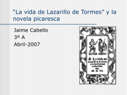 Lazarillo de Tormes y la novela picaresca - XTEC -