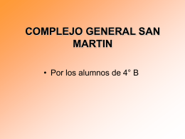COMPLEJO TEATRO GENERAL SAN MARTIN