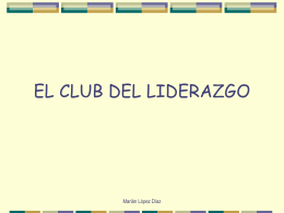 EL CLUB DEL LIDERAZGO.pps