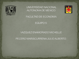 UNIVERSIDAD NACIONAL AUTONOMA DE MEXICO. FACULTAD