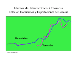 Efectos del Narcotrafico: Colombia Relacion