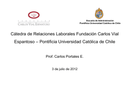 Premio Carlos Vial Espantoso 2006 Informe Técnico