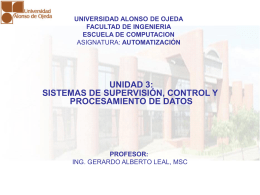 Diapositiva 1 - Ing. Gerardo Alberto Leal, MSc |