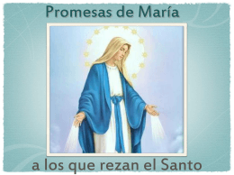 Promesas de María