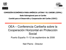 OAS - Caribbean Conference on Horizontal
