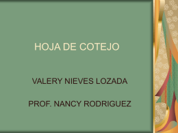 HOJA DE COTEJO - Valery29`s Weblog | Just another