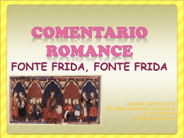 COMENTARIO ROMANCE FONTE FRIDA, FONTE FRIDA