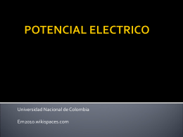 POTENCIAL ELECTRICO - em2010