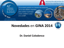 Novedades en GINA 2014