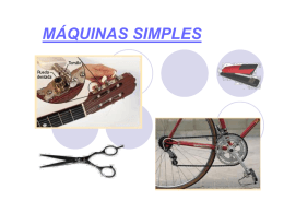 CLASES DE MÁQUINAS SIMPLES