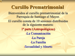 Cursillo Prematrimonial - Parroquia Santiago el