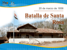 Batalla de Santa Rosa - Ministerio de Educación