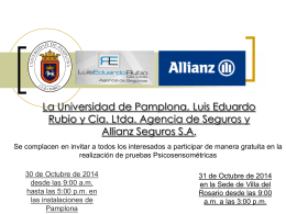 La Universidad de Pamplona, Luis Eduardo Rubio y