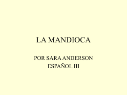 MANDIOCA - BYU Department of Spanish & Portuguese