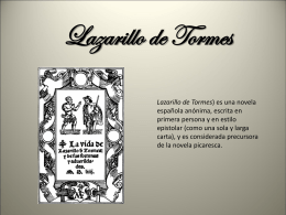 Lazarillo de Tormes - Material didáctico Guillem |