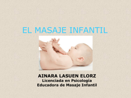 EL MASAJE INFANTIL