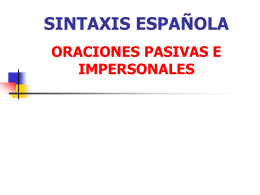 SINTAXIS ESPAÑOLA - socialessecundariaeso