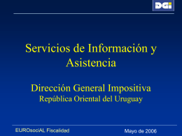 Servicios de información y asistencia Dirección