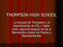 Thompson High School