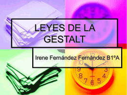 LEYES DE LA GESTALT - PSIQUE IRENE