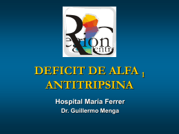 DEFICIT DE ALFA 1 ANTITRIPSINA - AAMR