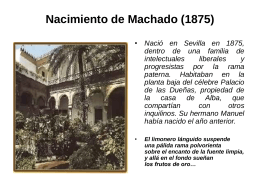 Biografía de Machado