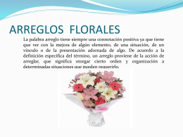 ARREGLOS FLORALES - Organización de Eventos |