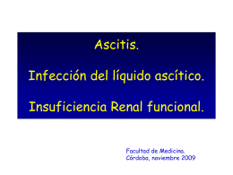 Ascitis Infección del líquido ascítico
