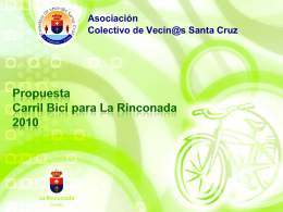 Propuesta Carril Bici para La Rinconada 2010