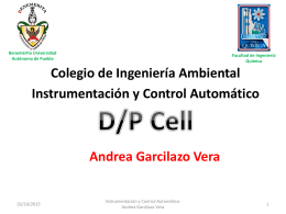 Instrumentación y Control Automático DP-CELL