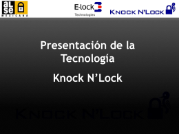 Knock Code Locks