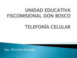 UNIDAD EDUCATIVA FISCOMISIONAL DON BOSCO TELEFONÍA