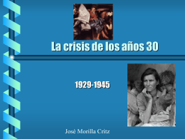 La crisis de los años 30 - Blog de José Morilla