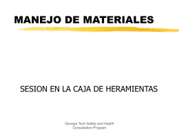 PowerPoint Presentation - USO, LIMPIEZA Y MANEJO