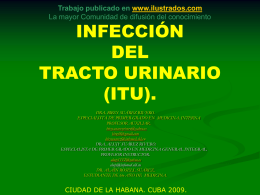 INFECCIÓN DEL TRACTO URINARIO (ITU).