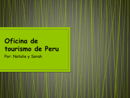 Oficina de tourismo de Peru