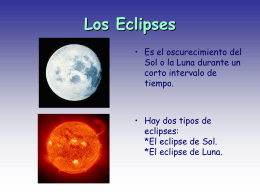 Los Eclipses - INTEF