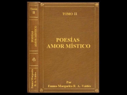 Poesías “AMOR MÍSTICO” Tomo II